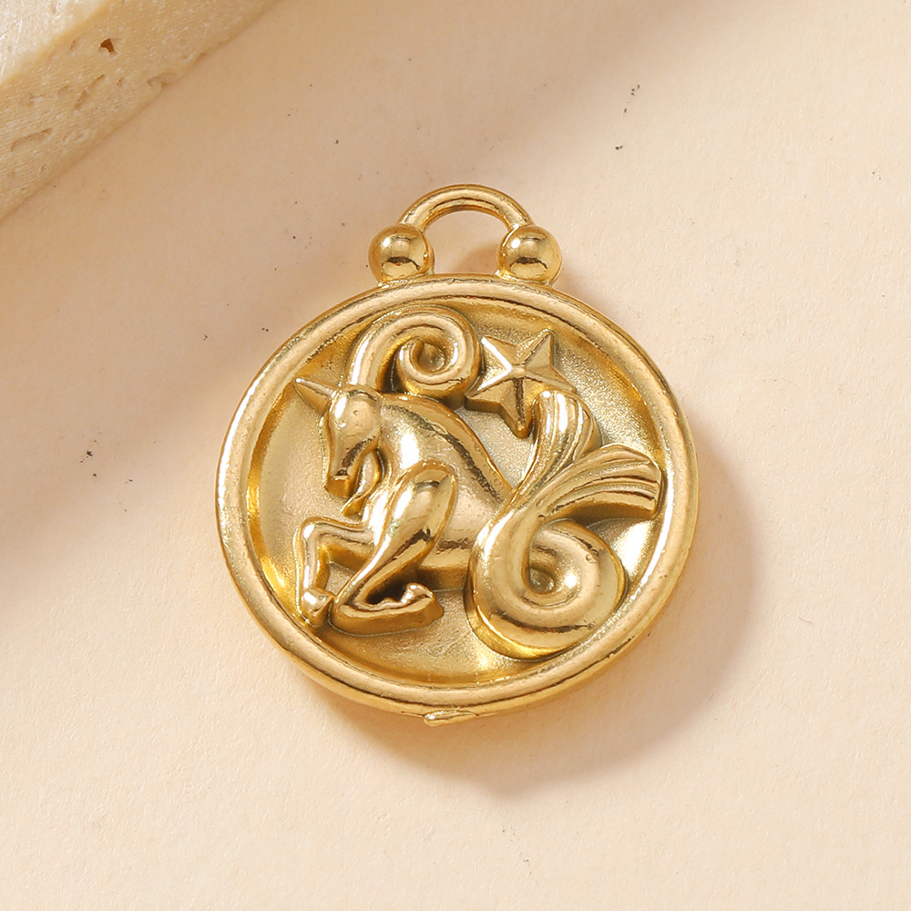 Twelve Constellation Single Pendant Casting DIY Accessories for Unique Creations - Image 14