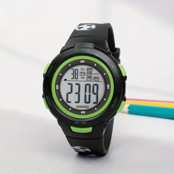 Stylish Luminous Waterproof PU Strap Student Watch with Fashion Pin Buckle - Image 6