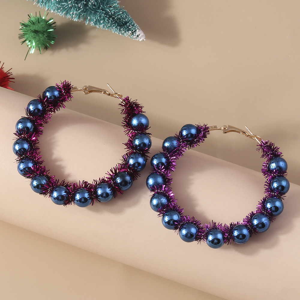 Charming Christmas Cartoon Earrings - Adorable Holiday Ornament Style - Image 4