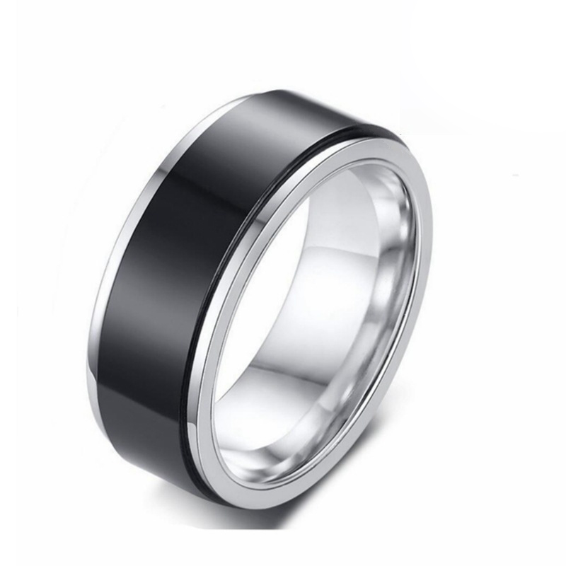 Trendy Titanium Steel Personality Ring - Hip Hop Simplicity Style - Image 2
