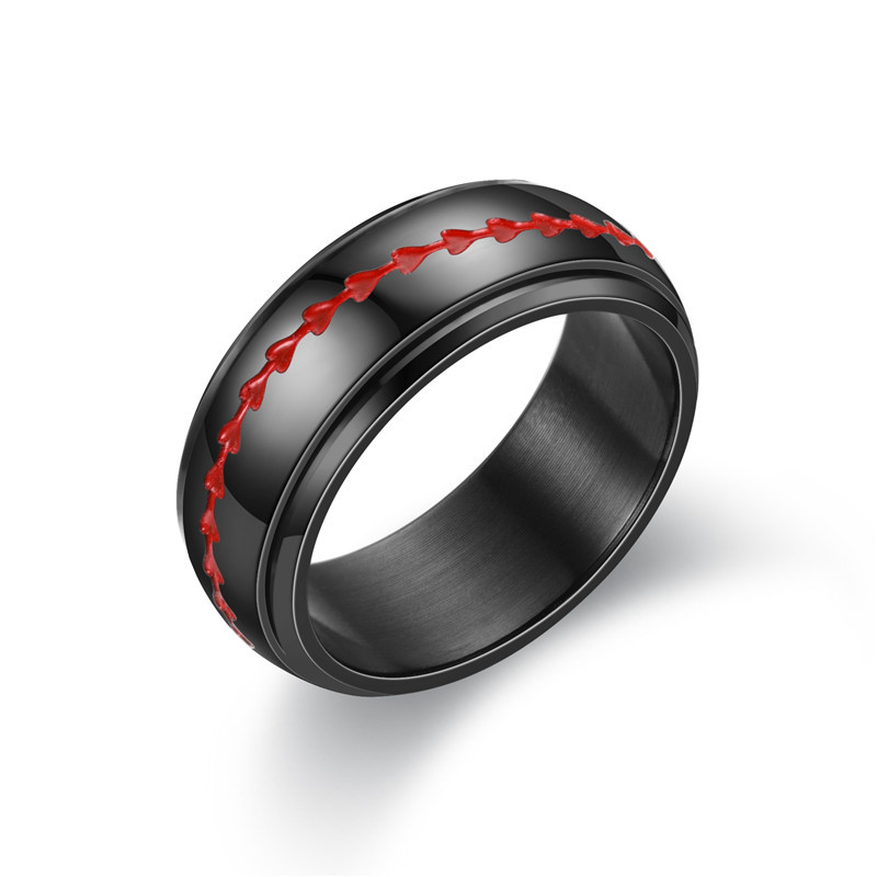 Trendy Titanium Steel Personality Ring - Hip Hop Simplicity Style - Image 3