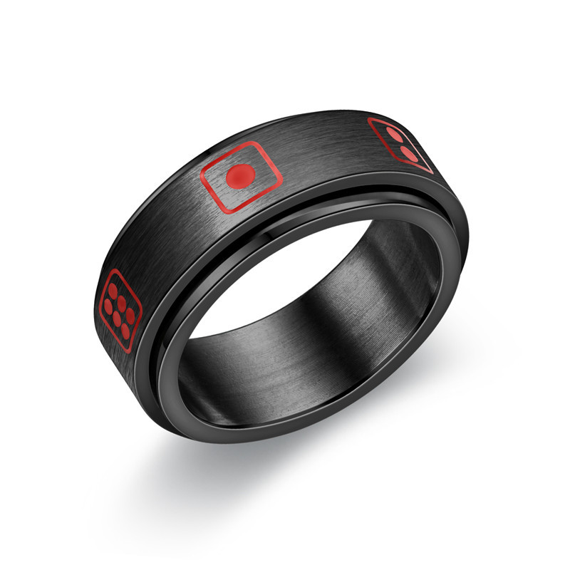 Trendy Titanium Steel Personality Ring - Hip Hop Simplicity Style - Image 4