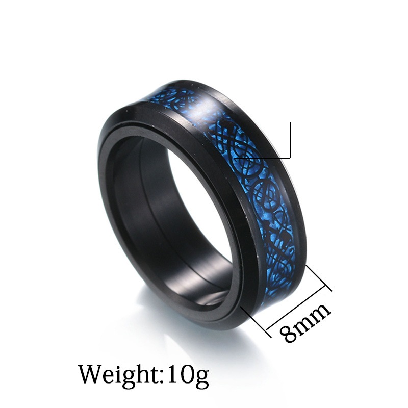Trendy Titanium Steel Personality Ring - Hip Hop Simplicity Style - Image 8