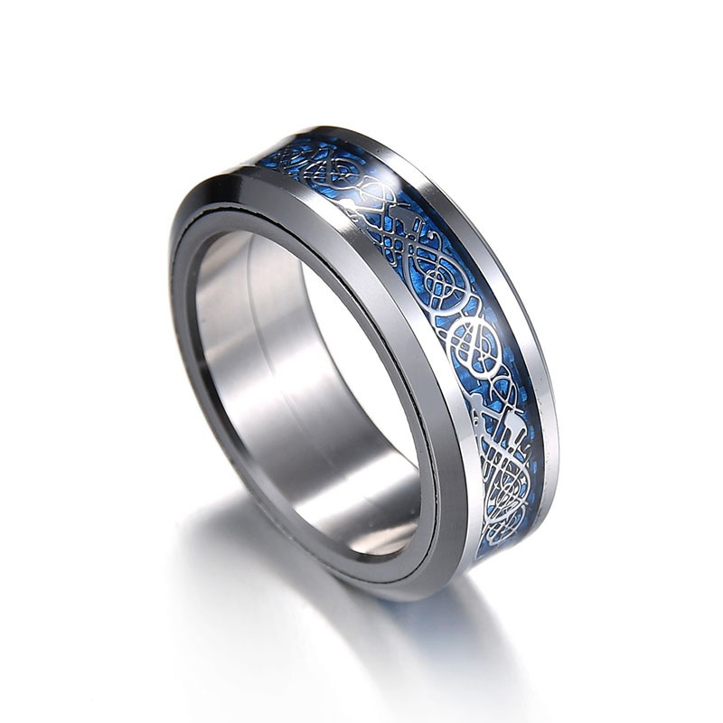 Trendy Titanium Steel Personality Ring - Hip Hop Simplicity Style - Image 9