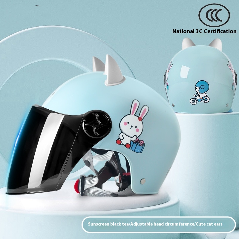 3C Certified Children's Helmet for Boys and Girls - Summer Electric Car Safety - Image 5