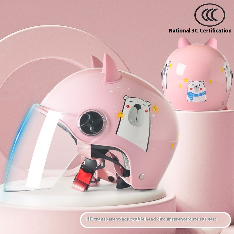 3C Certified Children's Helmet for Boys and Girls - Summer Electric Car Safety - Image 7