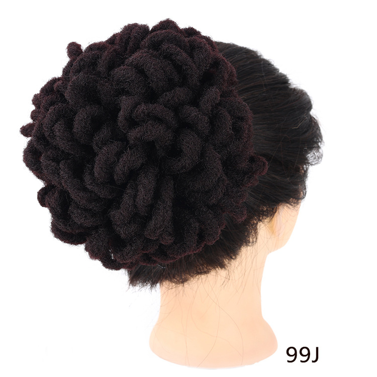African Wig Bun Hair Bag - Drawstring Dreadlocks & Afro Hair Storage Solution - Image 4