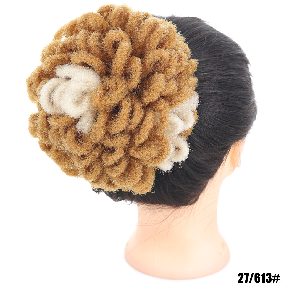 African Wig Bun Hair Bag - Drawstring Dreadlocks & Afro Hair Storage Solution - Image 5