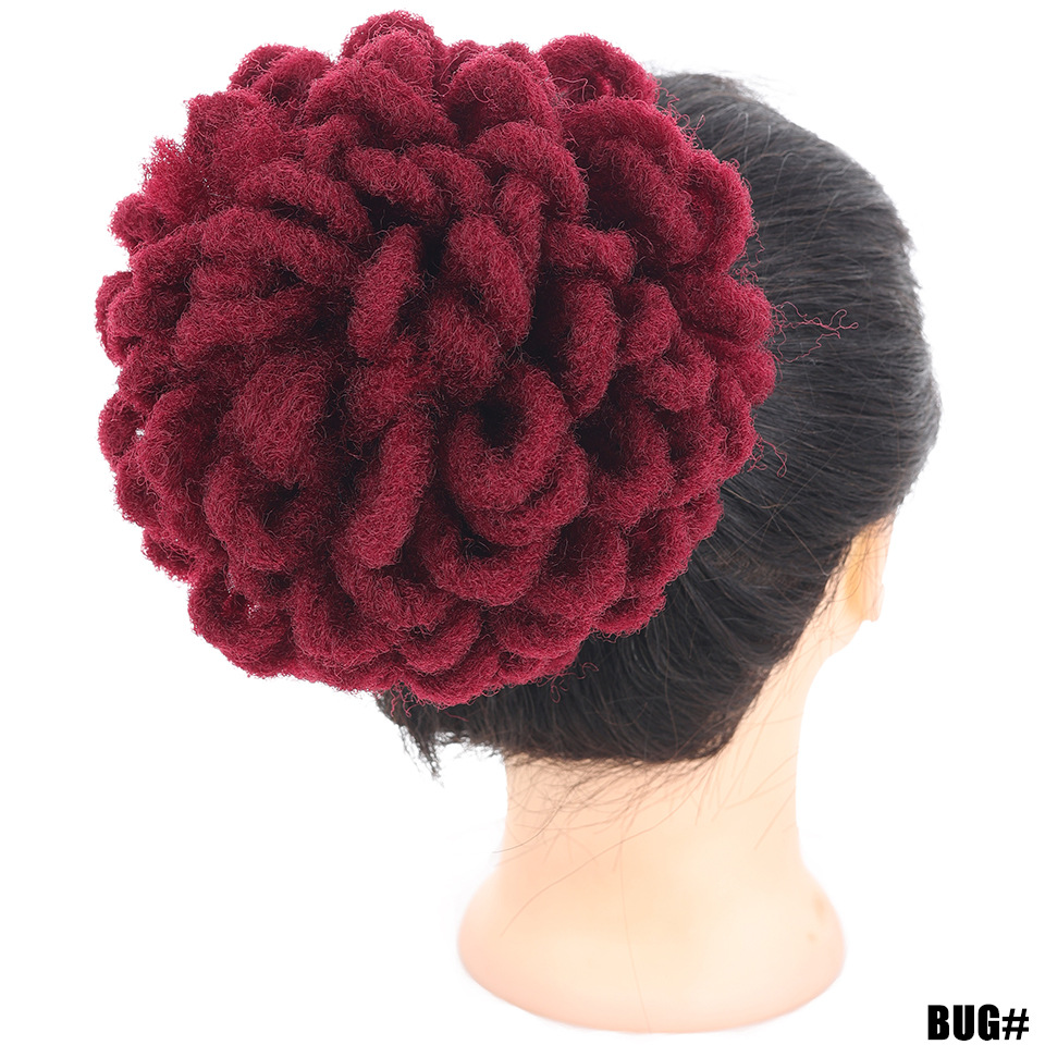 African Wig Bun Hair Bag - Drawstring Dreadlocks & Afro Hair Storage Solution - Image 6