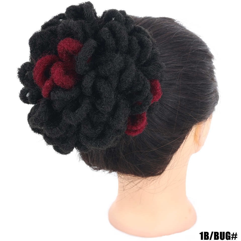 African Wig Bun Hair Bag - Drawstring Dreadlocks & Afro Hair Storage Solution - Image 7