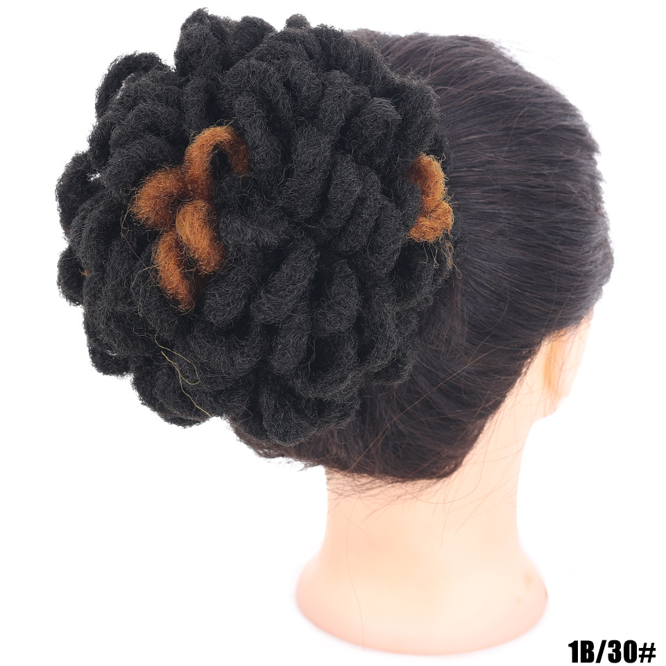 African Wig Bun Hair Bag - Drawstring Dreadlocks & Afro Hair Storage Solution - Image 8