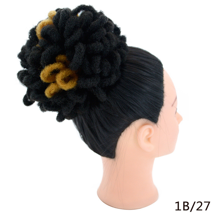African Wig Bun Hair Bag - Drawstring Dreadlocks & Afro Hair Storage Solution - Image 24