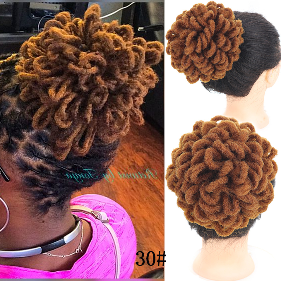 African Wig Bun Hair Bag - Drawstring Dreadlocks & Afro Hair Storage Solution - Image 34