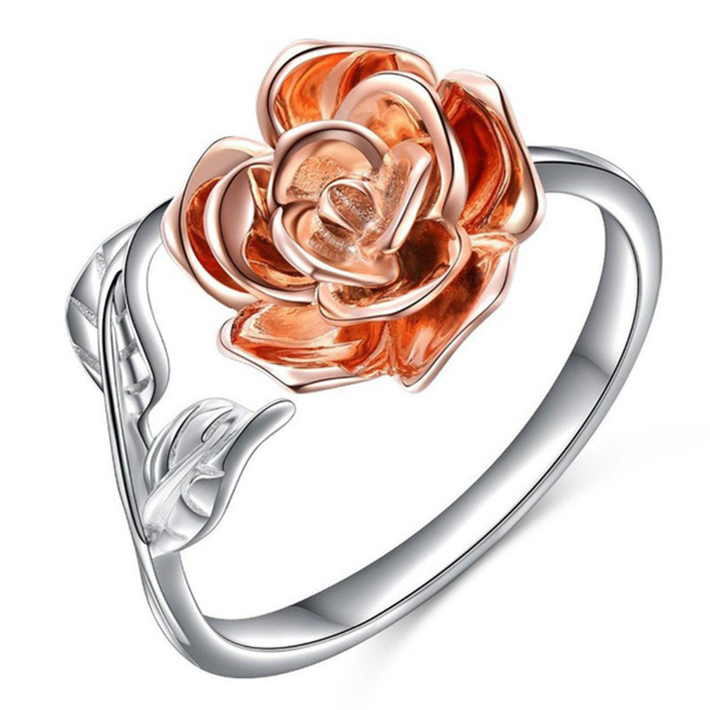 Elegant Rose Adjustable Ring - Perfect for Any Occasion - Image 4