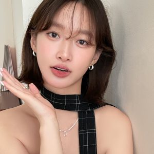 High-Quality 925 Silver Needle Earrings with Zircon for Women