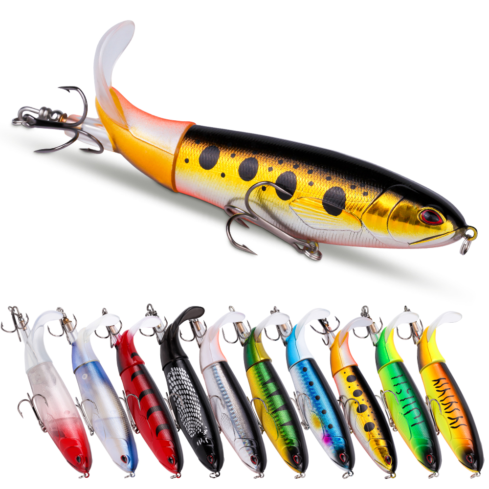 10-Piece 13g 10cm Premium Fishing Lure Kit for Bass & Trout - Durable Hooks, Realistic Action & Propeller Tail for Freshwater Fishing - Image 2