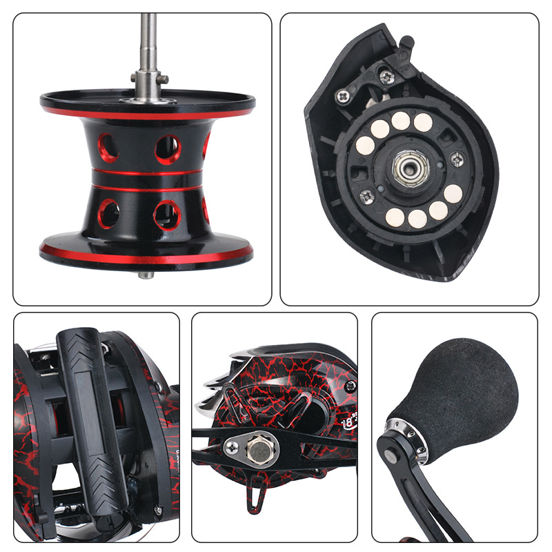 Baitcasting Fishing Reel with Magnetic Brake - High-Performance Carp Carretilha Pesca - Image 5