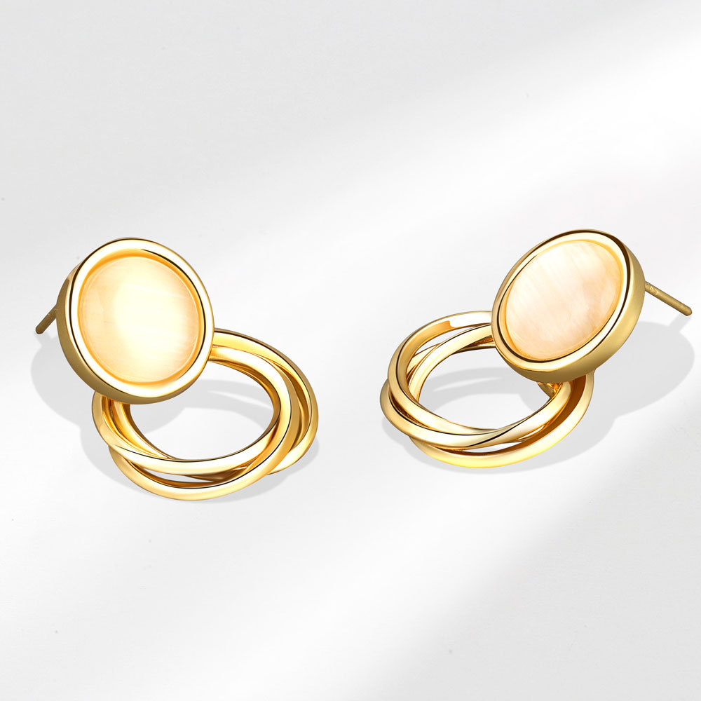 Unique Geometric Earrings for Women - Niche Style Jewelry - Image 2