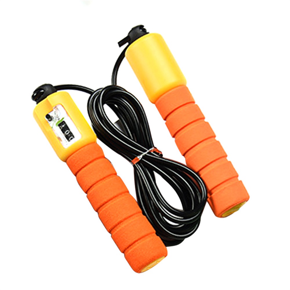 Adjustable Length Skipping Rope with Counter - Wear-resistant Foam Cotton Handle for Portable Jump Rope Exercise & Sports Training Equipment - Image 5
