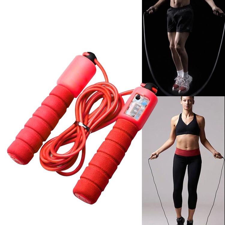 Adjustable Length Skipping Rope with Counter - Wear-resistant Foam Cotton Handle for Portable Jump Rope Exercise & Sports Training Equipment - Image 6