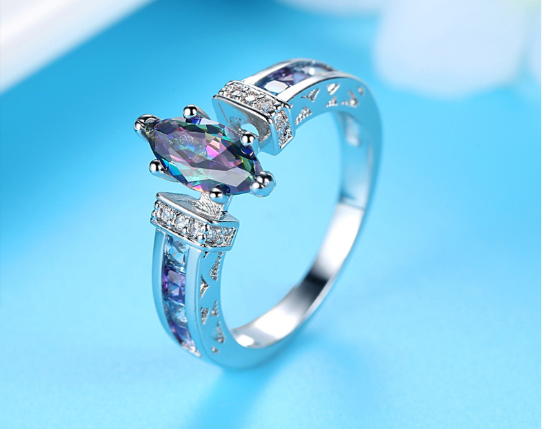 Vibrant Horse Eye Colorful Ring - Stunning Jewelry for Every Occasion - Image 2