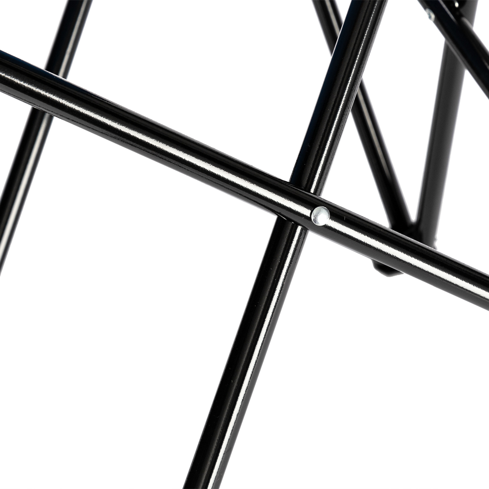 Durable Camping Chair with Black Frame and Red Oxford Cloth – Perfect for Outdoor Adventures - Image 17