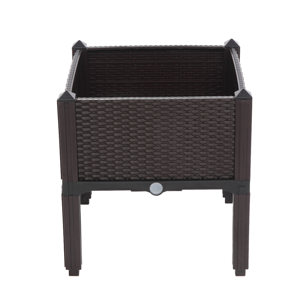 2PCS Brown Injection Molded Planter Box for Effortless Splicing - Image 19