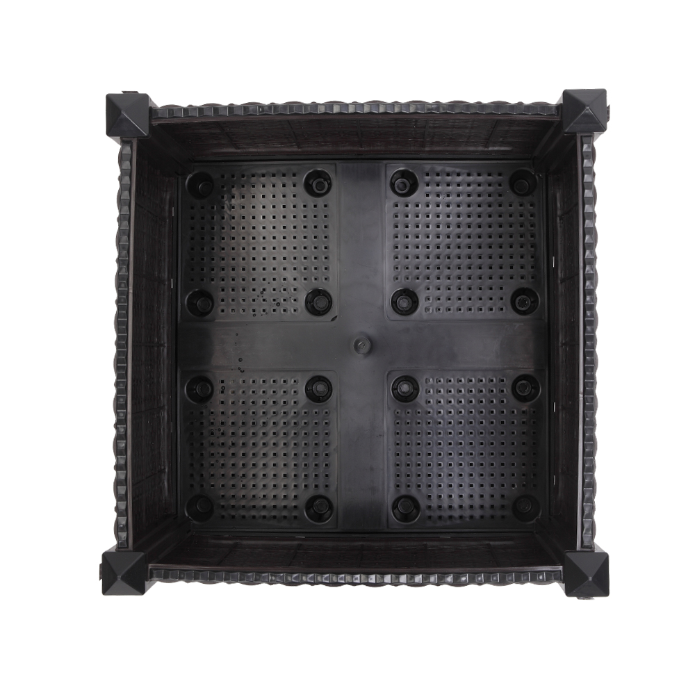 2PCS Brown Injection Molded Planter Box for Effortless Splicing - Image 34