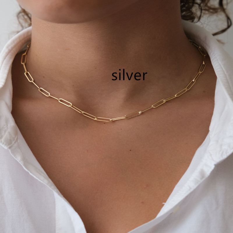 Stylish Simple Personality Creative Single Layer Women's Necklace for Every Occasion - Image 4