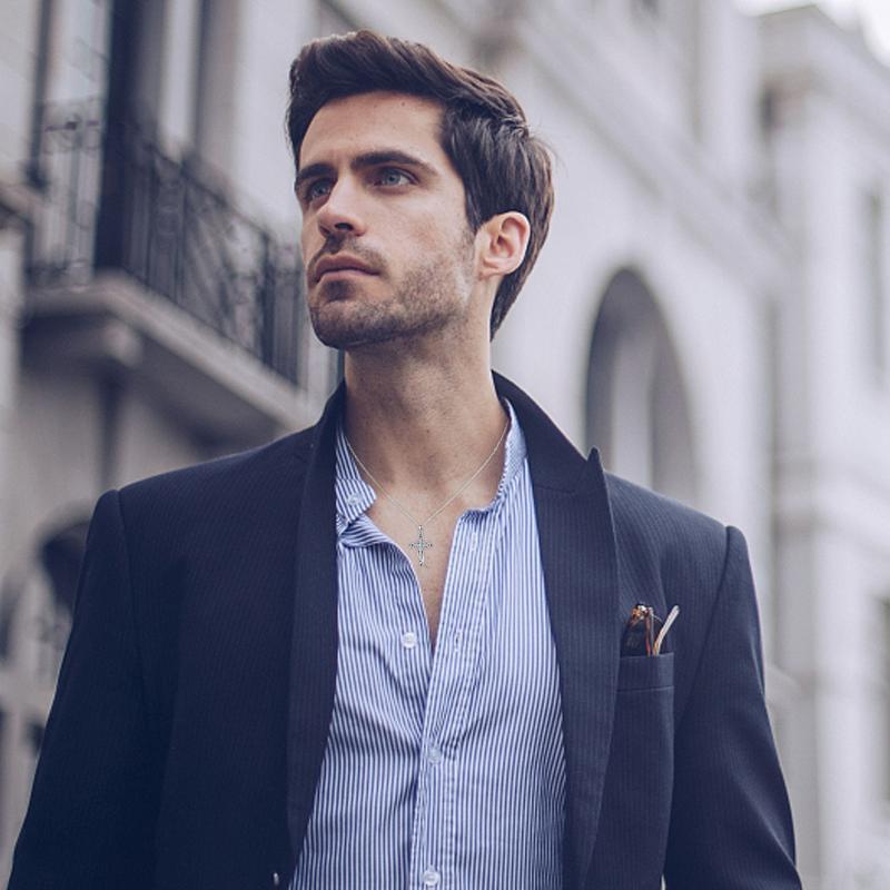 925 Sterling Silver Cross Pendant Necklace for Women - Elegant Cross Jewelry - Image 6