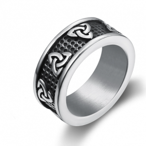 Trinity Symbol Ring in 925 Sterling Silver - Elegant and Timeless Design