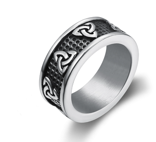 Trinity Symbol Ring in 925 Sterling Silver - Elegant and Timeless Design