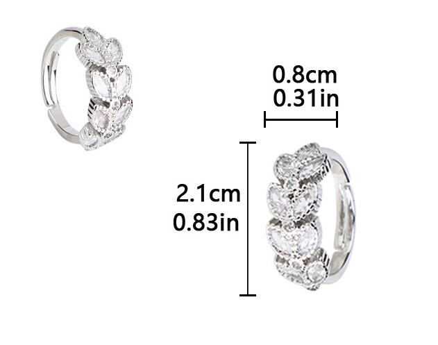 Zircon 4-Piece Wedding Accessories Set for Lucky Dinner Ceremonies - Image 8