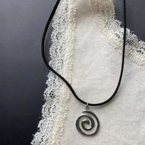 Handcrafted Vintage Woven Leather String Necklace - Unique Artisan Jewelry