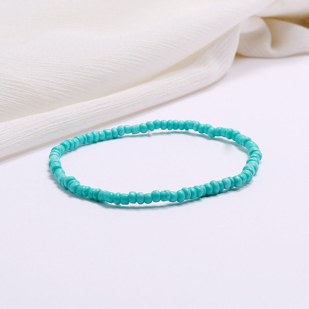 Versatile Colorful Rice Bead Anklet - Trendy Beach Style Jewelry - Image 29