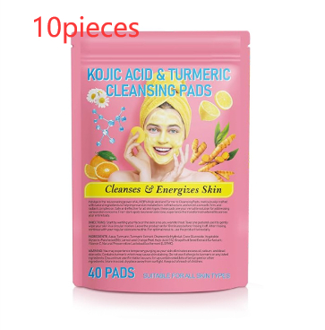 Turmeric Cleansing Pad with Compressed Turmeric & Kojic Acid for Radiant Skin - Image 3