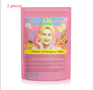 Turmeric Cleansing Pad with Compressed Turmeric & Kojic Acid for Radiant Skin - Image 14