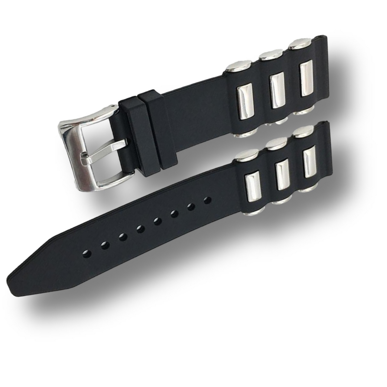 Universal Silicone Strap in Black - Versatile and Durable Accessory - Image 6