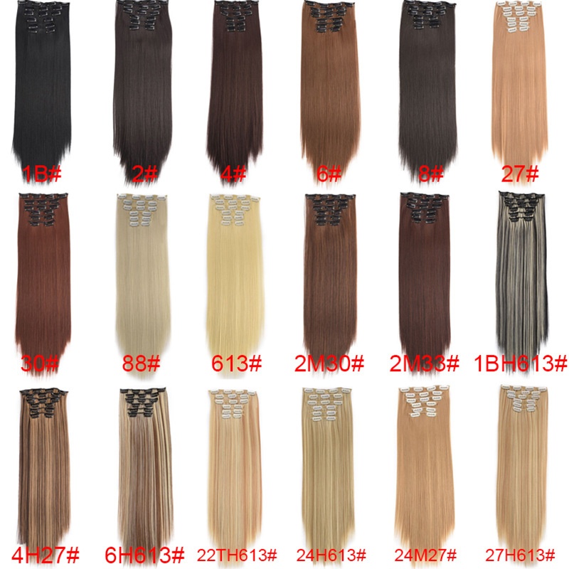 6-Piece Wig Extensions Set for Long, Straight Hair - Elevate Your Style! - Image 21