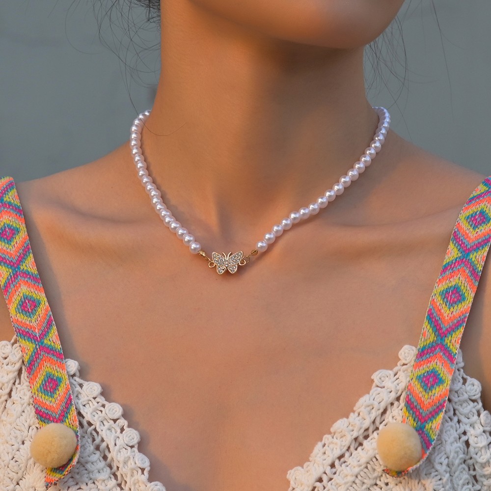 Bohemian Ocean-Inspired Turquoise Starfish Resin Heart Love Bead Necklace - Image 3