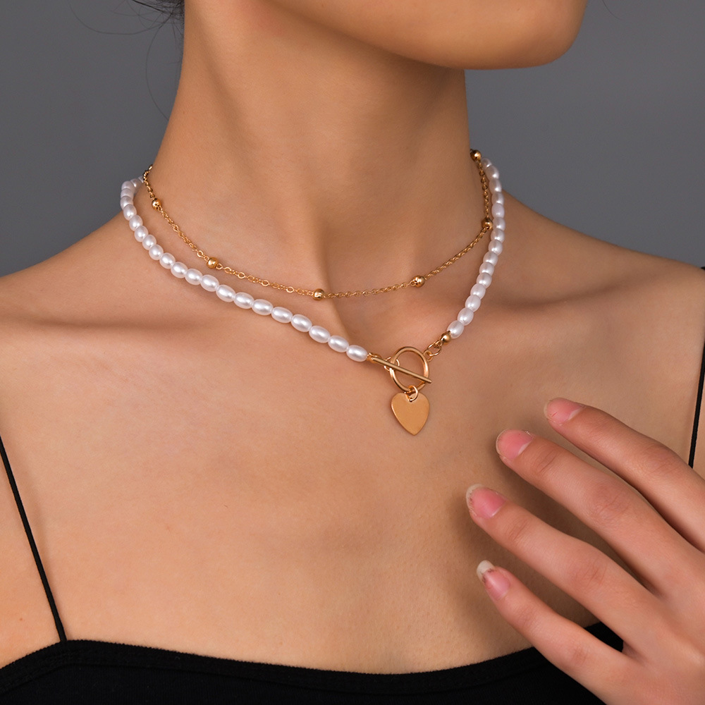 Bohemian Ocean-Inspired Turquoise Starfish Resin Heart Love Bead Necklace - Image 5