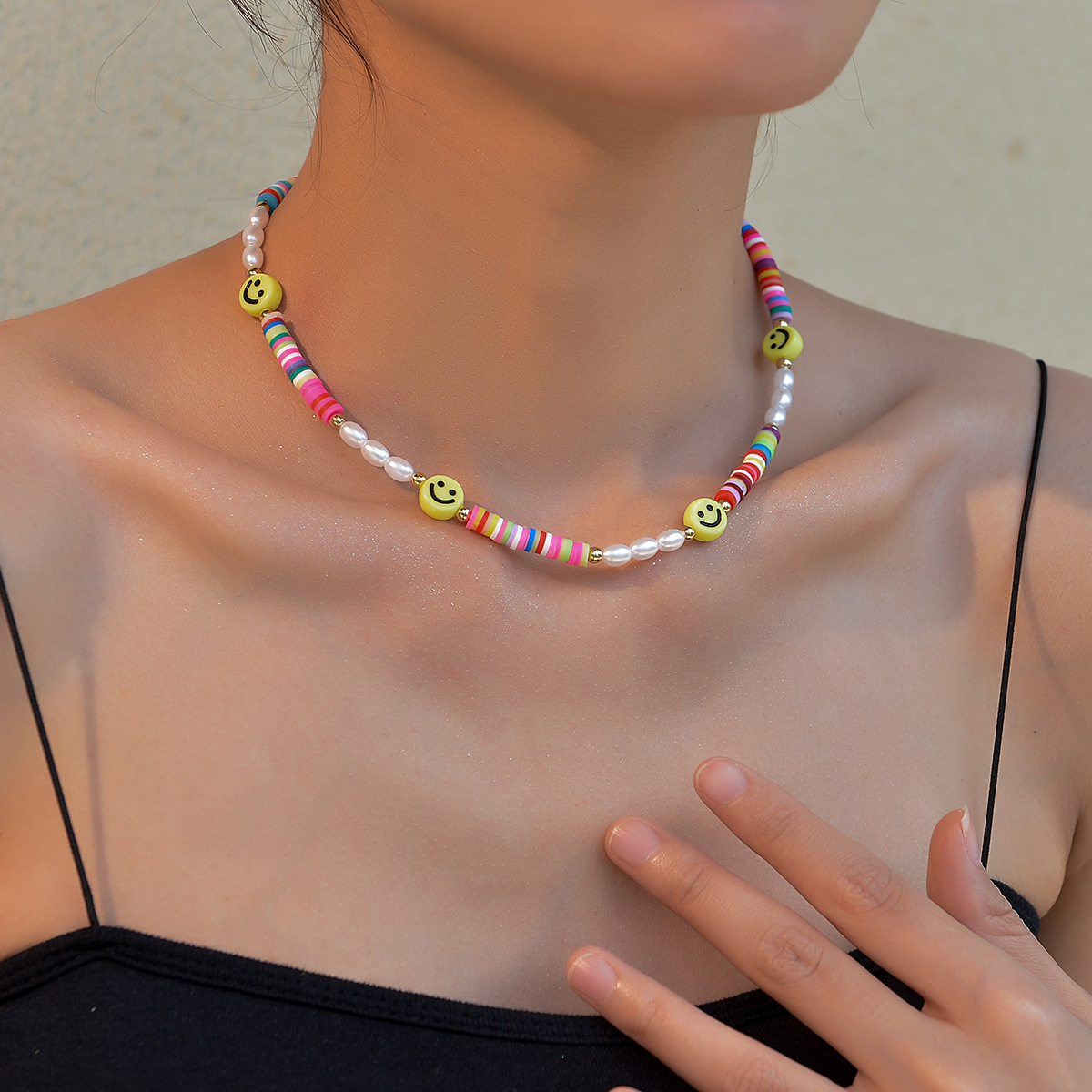 Bohemian Ocean-Inspired Turquoise Starfish Resin Heart Love Bead Necklace - Image 16