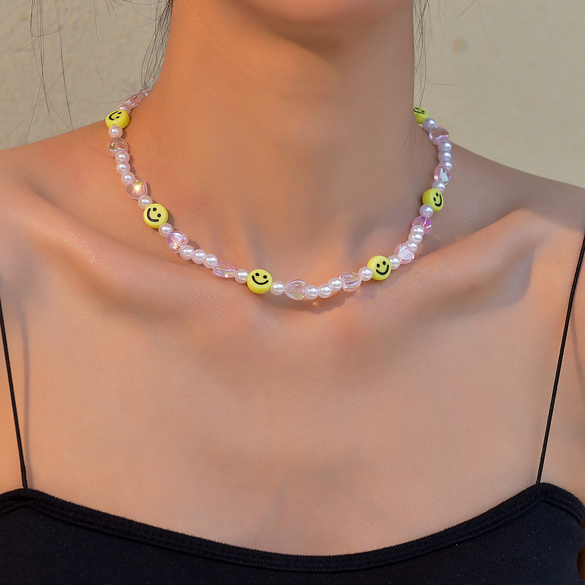 Bohemian Ocean-Inspired Turquoise Starfish Resin Heart Love Bead Necklace - Image 17