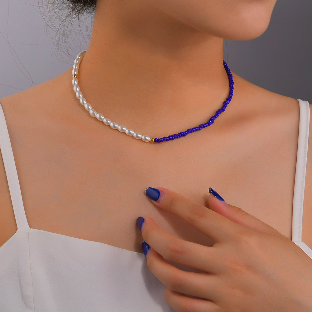 Bohemian Ocean-Inspired Turquoise Starfish Resin Heart Love Bead Necklace - Image 21