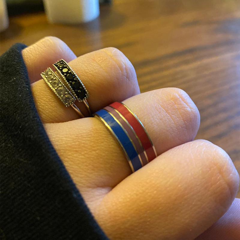 Bisexual Pride Stainless Steel Ring - Celebrate Love in Europe - Image 4