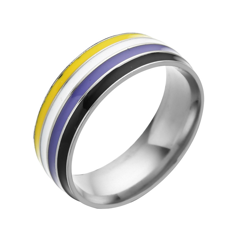Bisexual Pride Stainless Steel Ring - Celebrate Love in Europe - Image 6