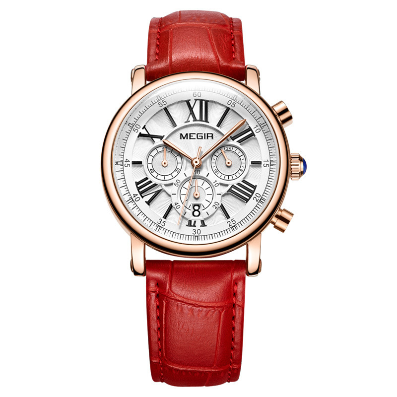 Stylish Trend Multifunctional Chronograph Watch for Women - Perfect Blend of Fashion and Functionality