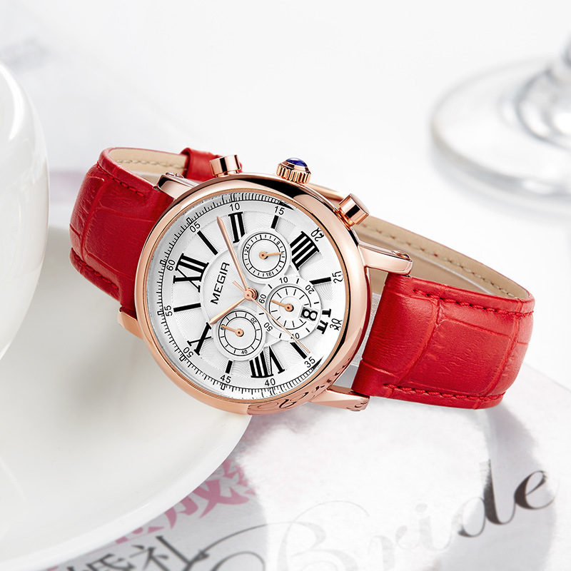 Stylish Trend Multifunctional Chronograph Watch for Women - Perfect Blend of Fashion and Functionality - Image 2
