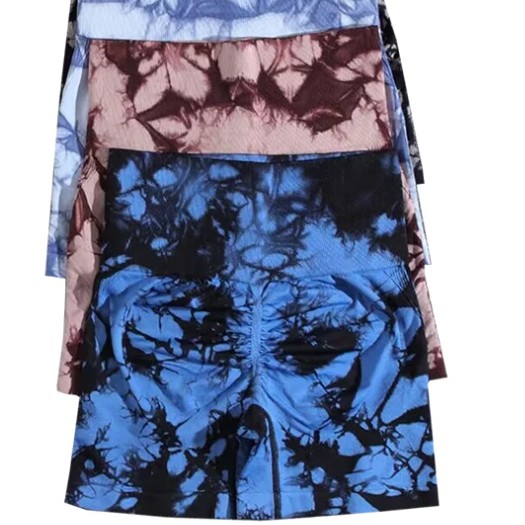 Women's High Waist Tie-Dye Yoga Pants Suit for Hip Lift & Slim Fit Fitness - Image 3