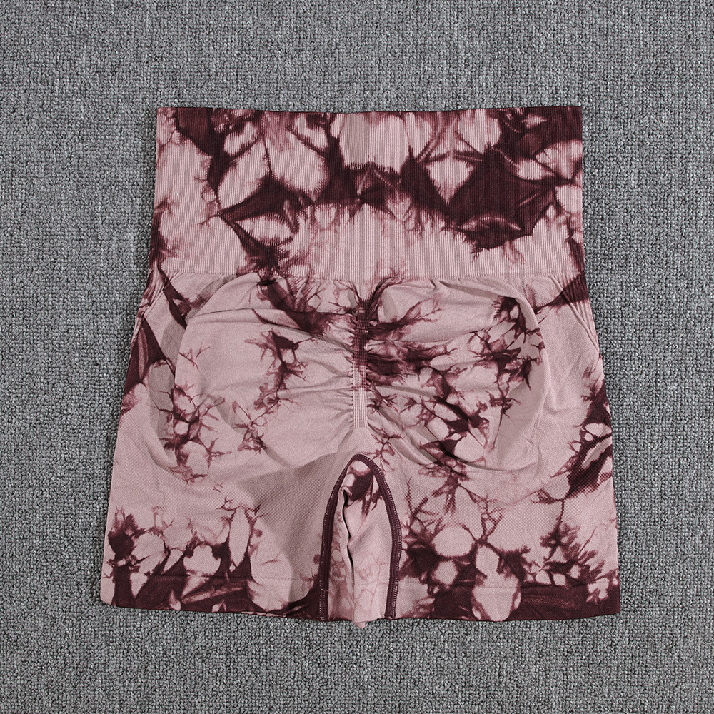 Women's High Waist Tie-Dye Yoga Pants Suit for Hip Lift & Slim Fit Fitness - Image 7